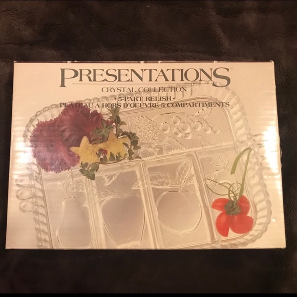 Presentations Other - Presentations Crystal 5-Part Relish Tray